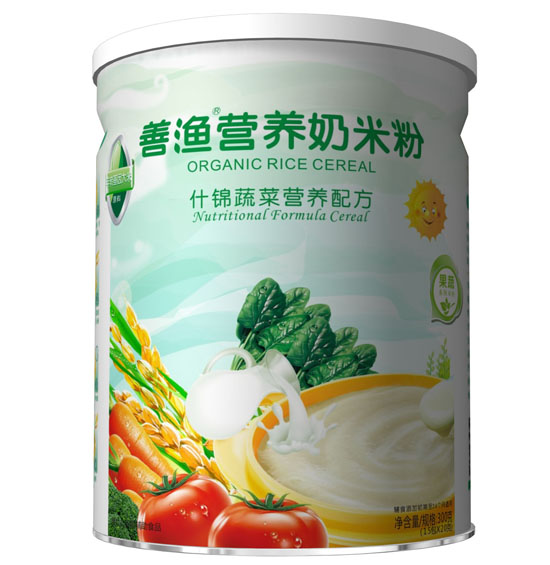 善漁什錦蔬菜營(yíng)養(yǎng)奶米粉