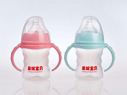 童妮寶貝帶手柄PP嬰兒奶瓶