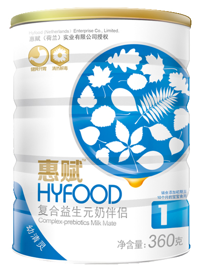 惠賦幼清靈(復合益生元)奶伴侶1段360克