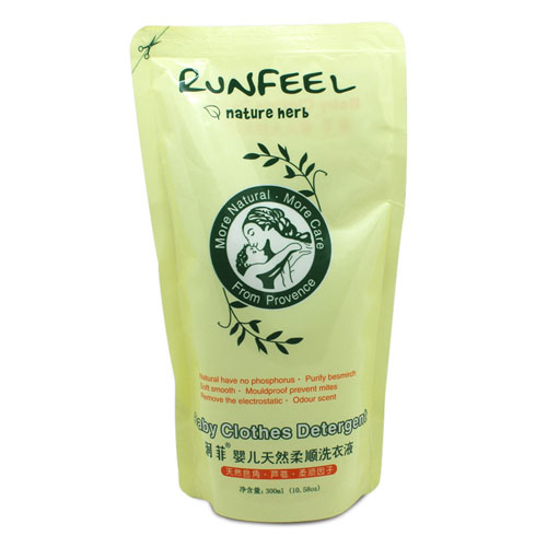 潤(rùn)菲嬰兒天然柔順洗衣液300ml