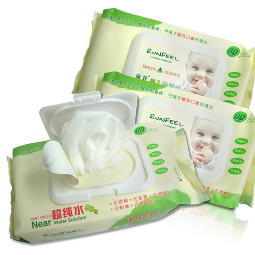 潤菲嬰兒柔濕巾80片裝