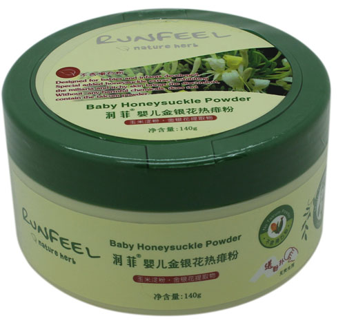 潤菲嬰兒金銀花熱痱粉