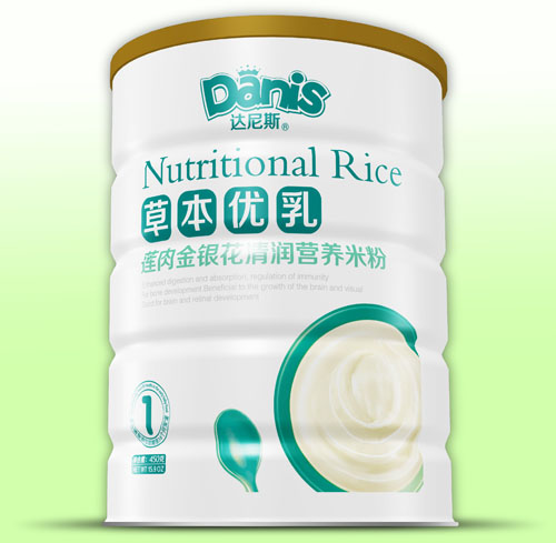 達(dá)尼斯草本優(yōu)乳蓮肉金銀花清潤(rùn)米粉聽裝1段