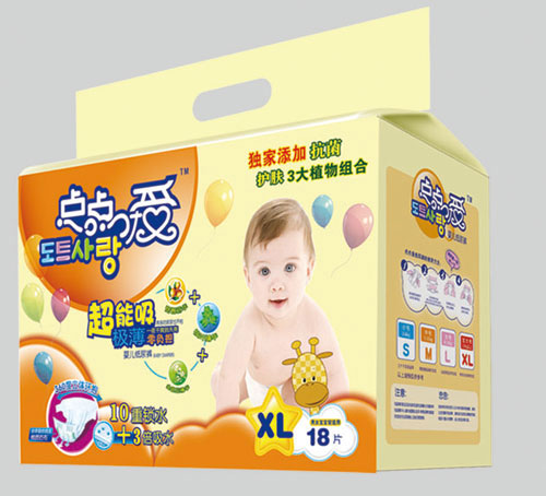 點點愛超能吸極薄嬰兒紙尿褲XL碼