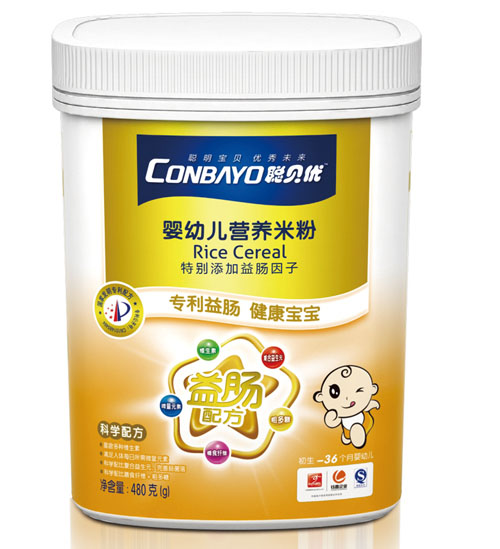 聰貝優(yōu)益腸嬰幼兒營養(yǎng)米粉聽裝