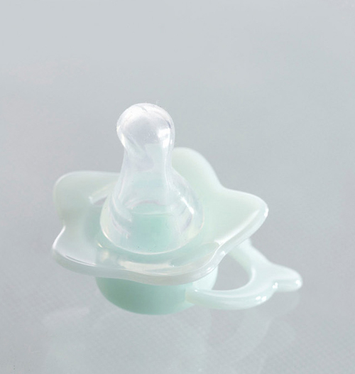 KUNKUN淺藍(lán)色安撫奶嘴(梅花型一般奶嘴)