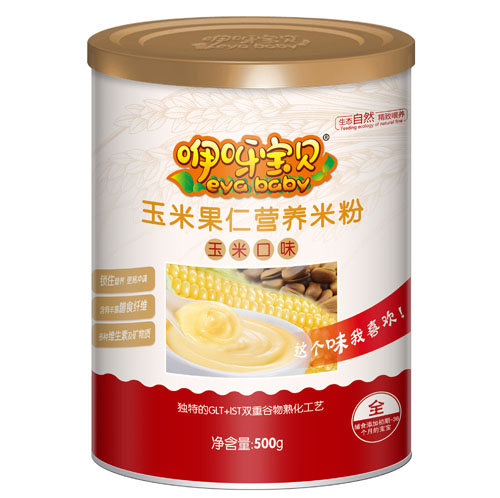 咿呀寶貝玉米果仁營(yíng)養(yǎng)米粉聽(tīng)裝