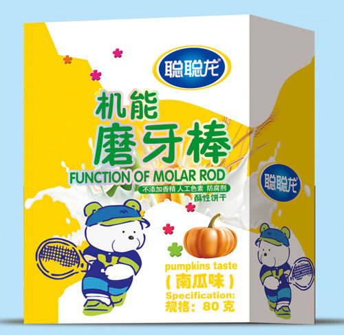 聰聰龍南瓜味機(jī)能磨牙棒