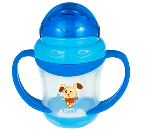 樂蓓嬰幼兒學飲杯6929粉藍色