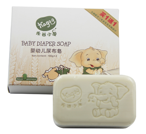 禾谷小象嬰兒尿布皂