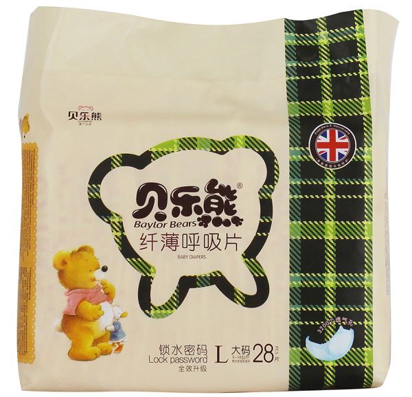 貝樂熊纖薄呼吸片L碼28片