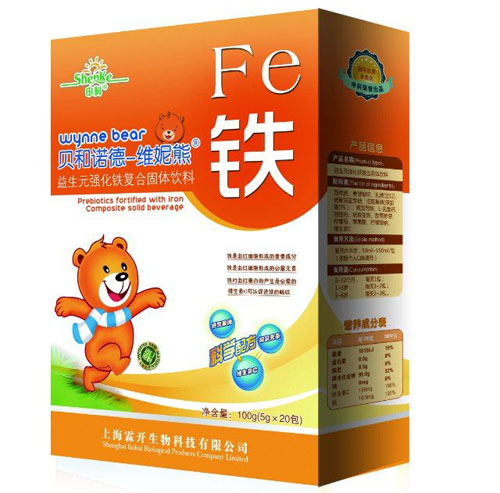 貝和諾德-維妮熊益生元強(qiáng)化鐵復(fù)合固體飲料