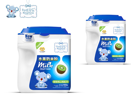 邦成貝樂獼猴桃山楂水果奶米粉