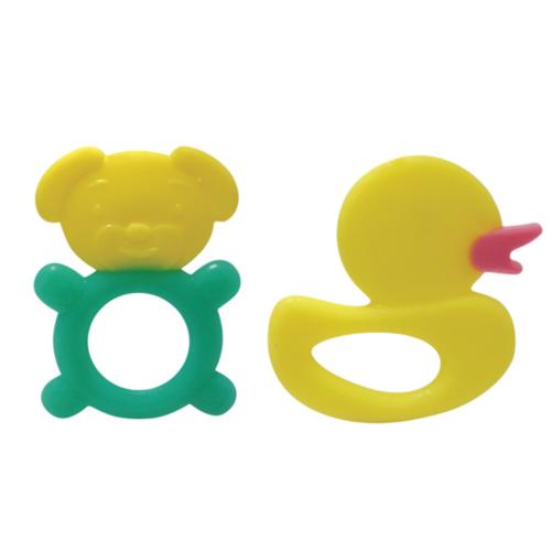 可娃趣味動物硅膠牙膠