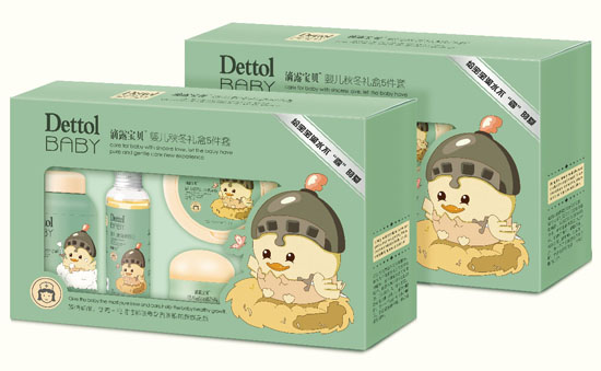 滴露寶貝嬰兒秋冬禮盒5件套