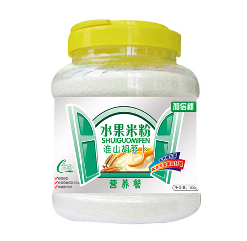 加倍棒淮山胡蘿卜水果米粉