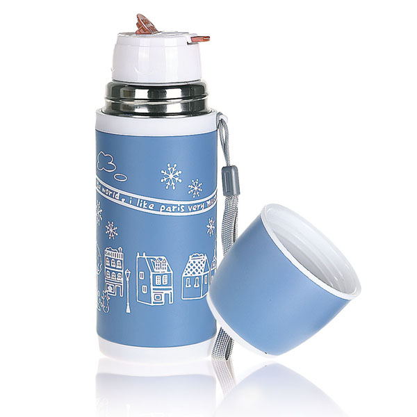 貝樂嘉藍色雪花時尚兒童水壺