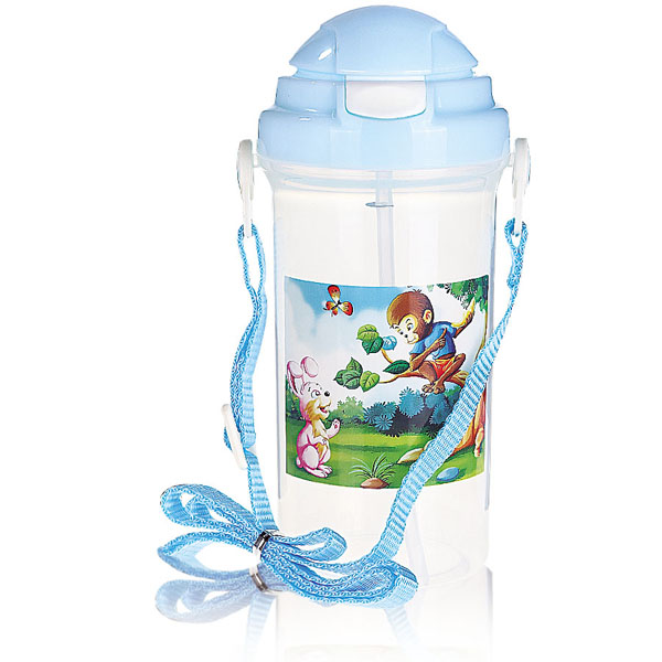 貝樂嘉藍色卡通水壺