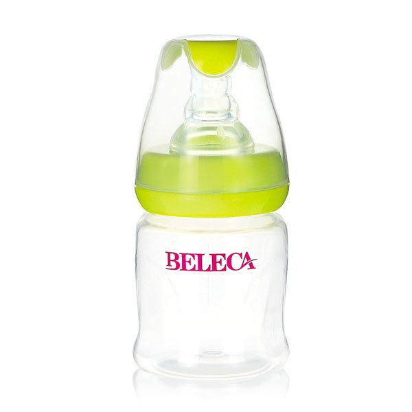 貝樂嘉綠色無柄嬰兒奶瓶