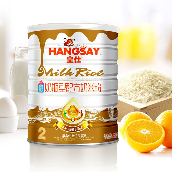 皇仕AA胡蘿卜配方奶瓶型奶米粉