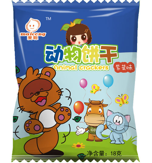 麥聰動物餅干紫菜味