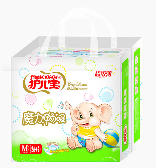 護兒寶魔力暢吸嬰兒芯體紙尿褲M碼小包