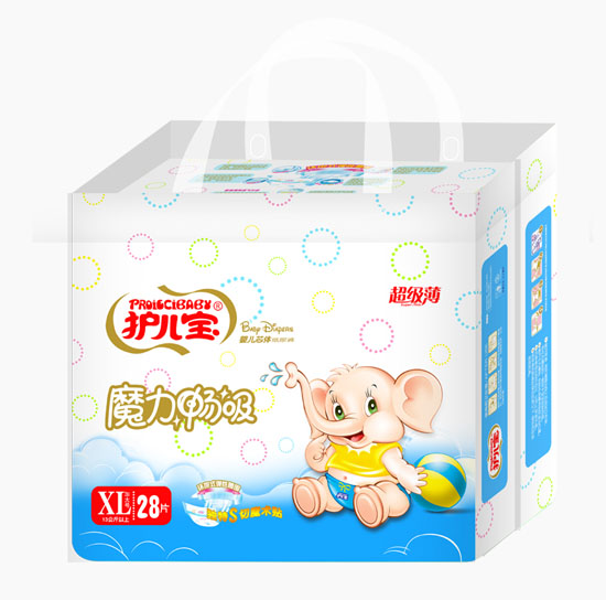 護(hù)兒寶魔力暢吸嬰兒芯體紙尿褲XL碼中包