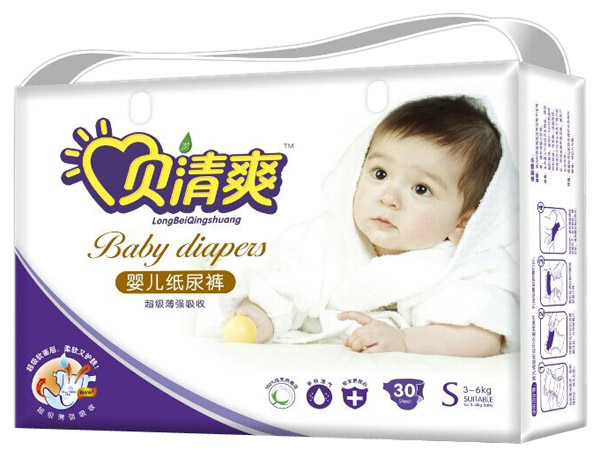 貝清爽超級薄嬰兒紙尿褲S30片