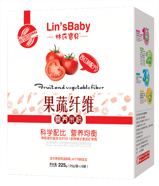 林氏寶貝西紅柿果蔬纖維米粉盒裝