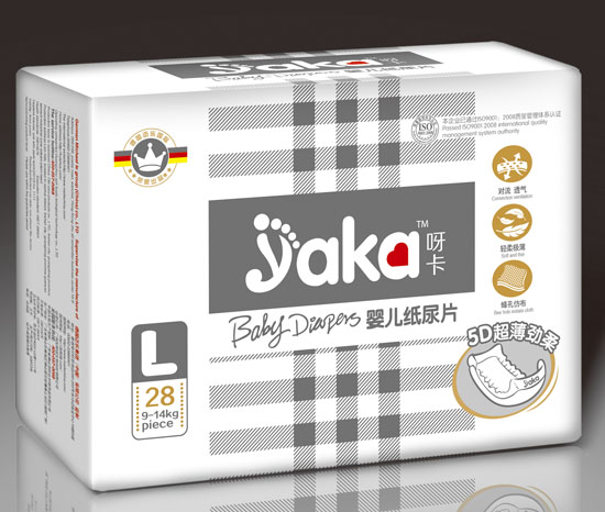 呀卡嬰兒紙尿片L碼28片