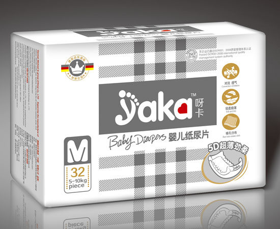 呀卡嬰兒紙尿片M碼32片