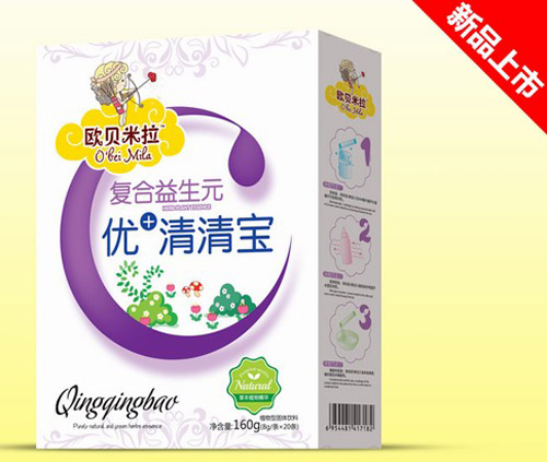 歐貝米拉復(fù)合益生元清清寶盒裝