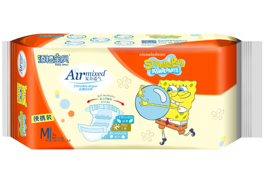 添禧寶貝復合透氣超薄紙尿褲M碼便攜裝