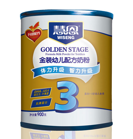 慧恩金裝升級幼兒配方奶粉(罐裝900克)