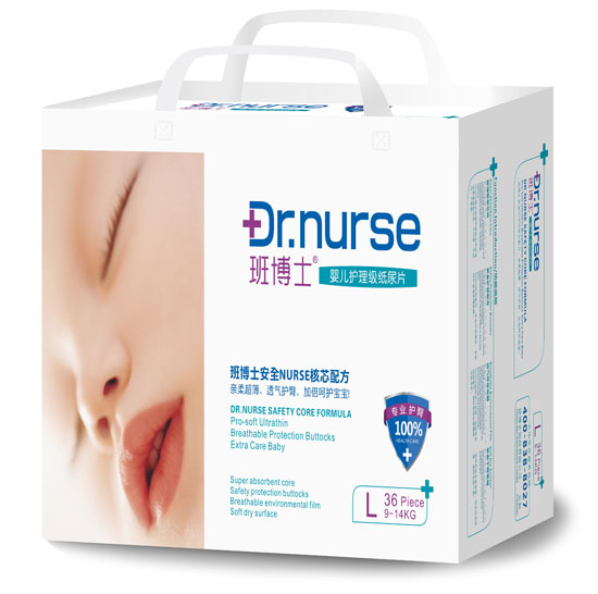 班博士嬰兒護(hù)理級(jí)紙尿片L碼36片中包