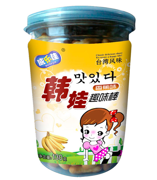 威樂佳韓娃趣味棒香蕉味