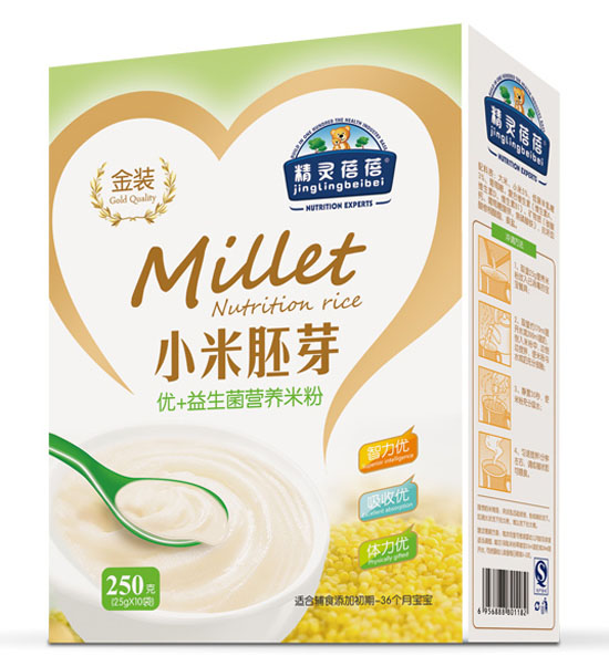 精靈蓓蓓優(yōu)+益生菌小米胚芽營(yíng)養(yǎng)米粉