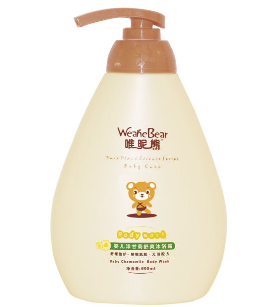 唯昵熊嬰兒洋甘菊舒爽沐浴露600ml