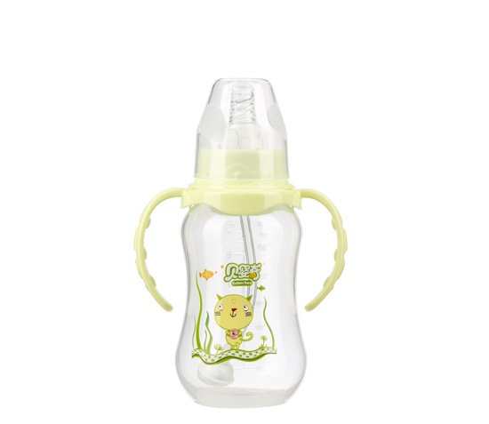 貝嬰奇210ml標(biāo)口弧形pp奶瓶