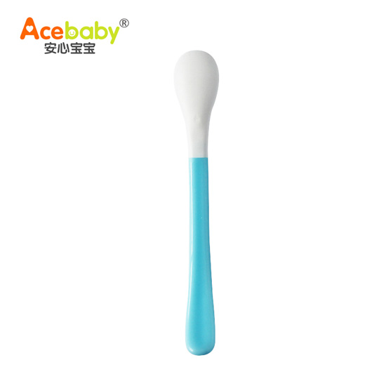 安心寶寶新軟邊梗藍色豎背面