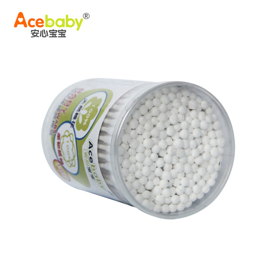 安心寶寶細(xì)紙棒螺旋棉簽180支裝側(cè)面