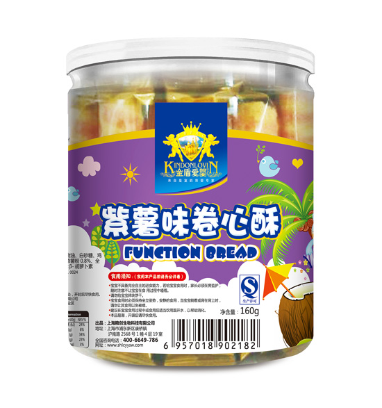 金盾愛(ài)嬰紫薯味卷心酥