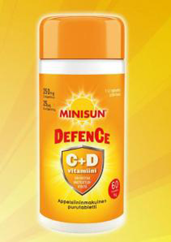 Minisun維生素C+D咀嚼片(健康防護型)