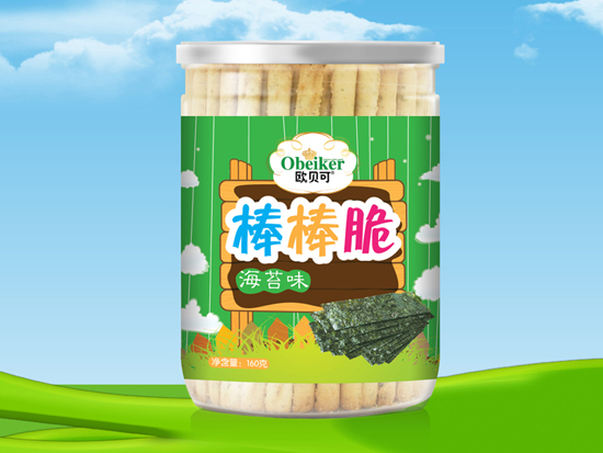 歐貝可海苔味棒棒脆