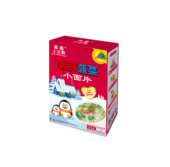 南極小企鵝豬肝菠菜小面片