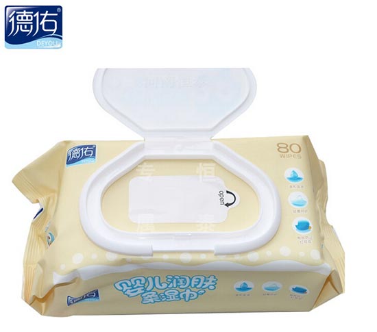 德佑嬰兒潤膚柔濕巾80抽