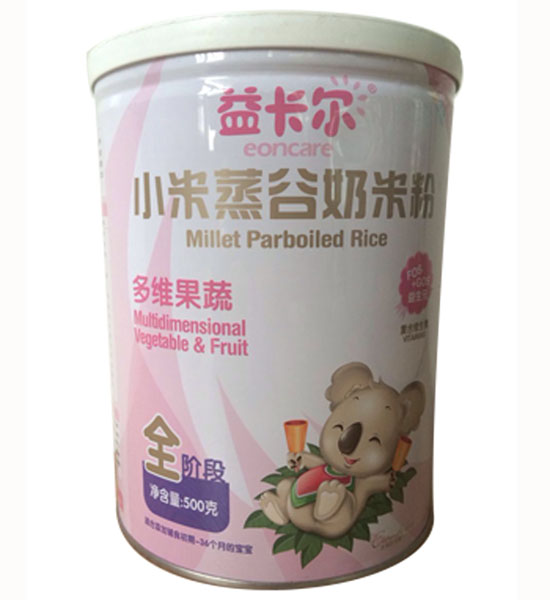 益卡爾多維果蔬小米蒸谷奶米粉