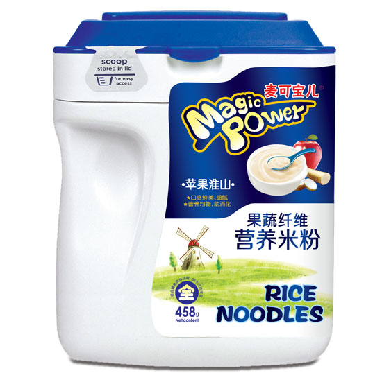 麥可寶兒蘋(píng)果淮山果蔬纖維營(yíng)養(yǎng)米粉