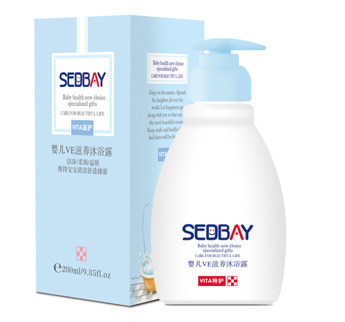 喜得貝嬰兒VE字樣沐浴露280ml