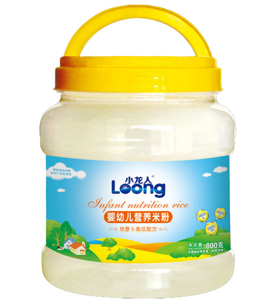 小龍人胡蘿卜南瓜配方嬰幼兒營養(yǎng)米粉800g